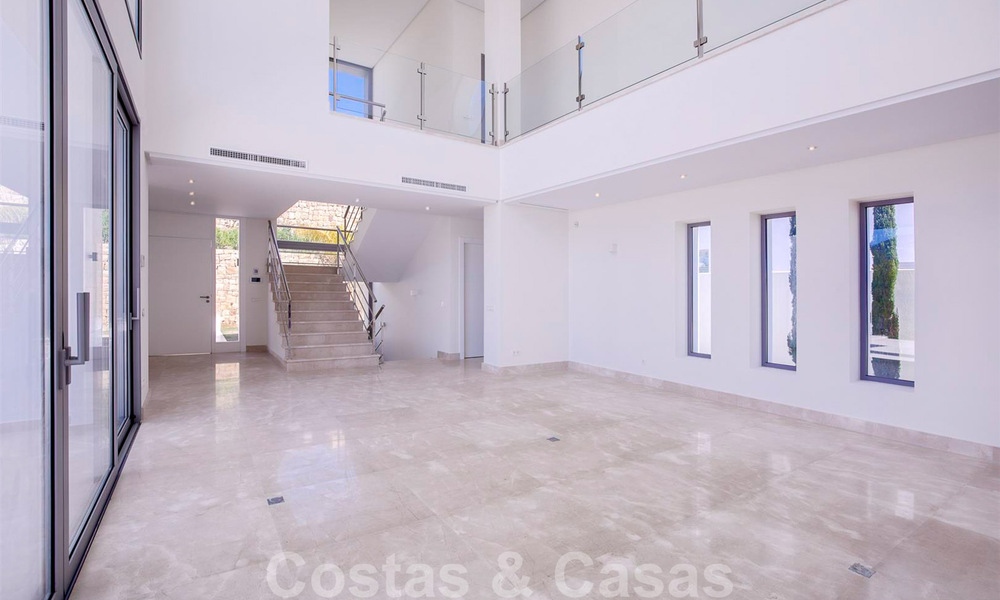 Ready to move in, new modern luxury villa for sale in Marbella - Benahavis in a secure urbanization 35714
