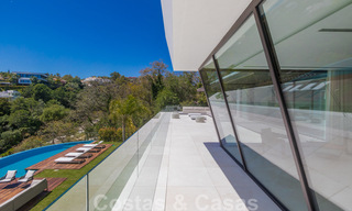 Ready to move into, super luxurious new modern villa for sale with stunning views in a golf urbanisation in Marbella - Benahavis 35859 