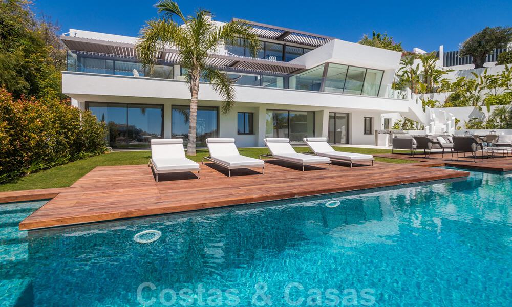 Ready to move into, super luxurious new modern villa for sale with stunning views in a golf urbanisation in Marbella - Benahavis 35862