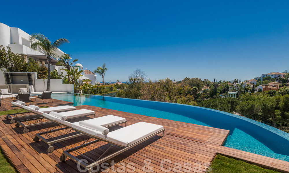 Ready to move into, super luxurious new modern villa for sale with stunning views in a golf urbanisation in Marbella - Benahavis 35863