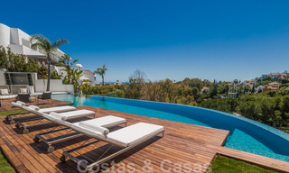 Ready to move into, super luxurious new modern villa for sale with stunning views in a golf urbanisation in Marbella - Benahavis 35863 