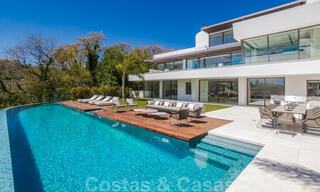 Ready to move into, super luxurious new modern villa for sale with stunning views in a golf urbanisation in Marbella - Benahavis 35864 
