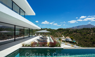 Sensational new modern luxury villa for sale with sea views in the gated El Madroñal in the Marbella area - Benahavis 35906 