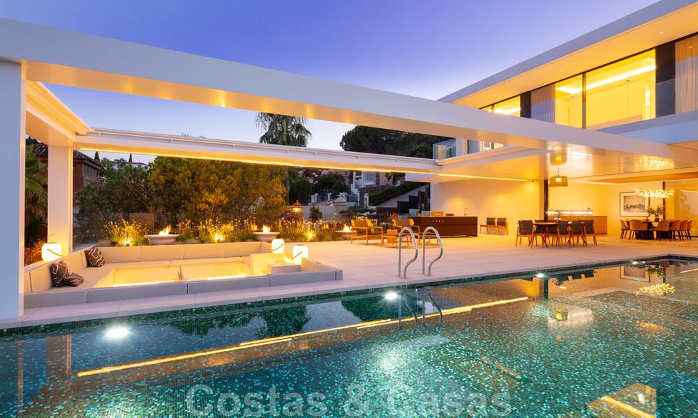 Sensational new modern luxury villa for sale with sea views in the gated El Madroñal in the Marbella area - Benahavis 35938