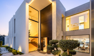 Sensational modern luxury villa for sale with sea views in the gated El Madroñal in the Marbella area - Benahavis 779434 
