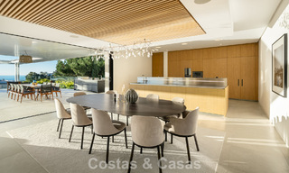 Sensational modern luxury villa for sale with sea views in the gated El Madroñal in the Marbella area - Benahavis 779435 