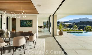 Sensational modern luxury villa for sale with sea views in the gated El Madroñal in the Marbella area - Benahavis 779437 