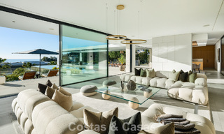 Sensational modern luxury villa for sale with sea views in the gated El Madroñal in the Marbella area - Benahavis 779440 