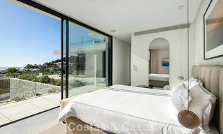 Sensational modern luxury villa for sale with sea views in the gated El Madroñal in the Marbella area - Benahavis 779449 