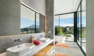 Sensational modern luxury villa for sale with sea views in the gated El Madroñal in the Marbella area - Benahavis 779450 