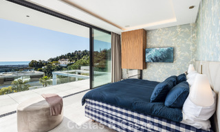 Sensational modern luxury villa for sale with sea views in the gated El Madroñal in the Marbella area - Benahavis 779453 