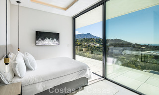 Sensational modern luxury villa for sale with sea views in the gated El Madroñal in the Marbella area - Benahavis 779456 