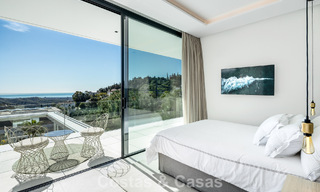 Sensational modern luxury villa for sale with sea views in the gated El Madroñal in the Marbella area - Benahavis 779457 