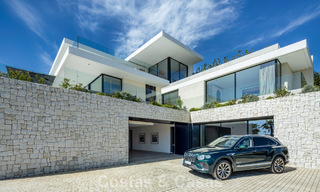 Sensational modern luxury villa for sale with sea views in the gated El Madroñal in the Marbella area - Benahavis 779459 