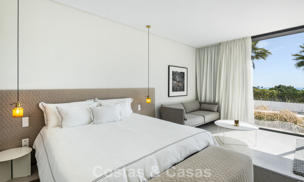 Sensational modern luxury villa for sale with sea views in the gated El Madroñal in the Marbella area - Benahavis 779462