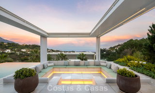 Sensational modern luxury villa for sale with sea views in the gated El Madroñal in the Marbella area - Benahavis 779470 