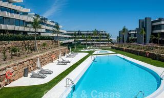 Brand new modern garden apartment for sale in a golf resort between Marbella and Estepona. Highly reduced in price. 36161 