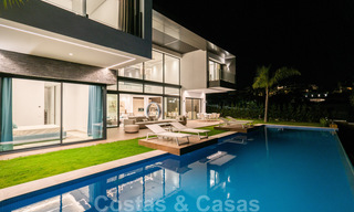 Ready to move in, brand new modern designer villa with stunning views for sale in Marbella - Benahavis 36046 