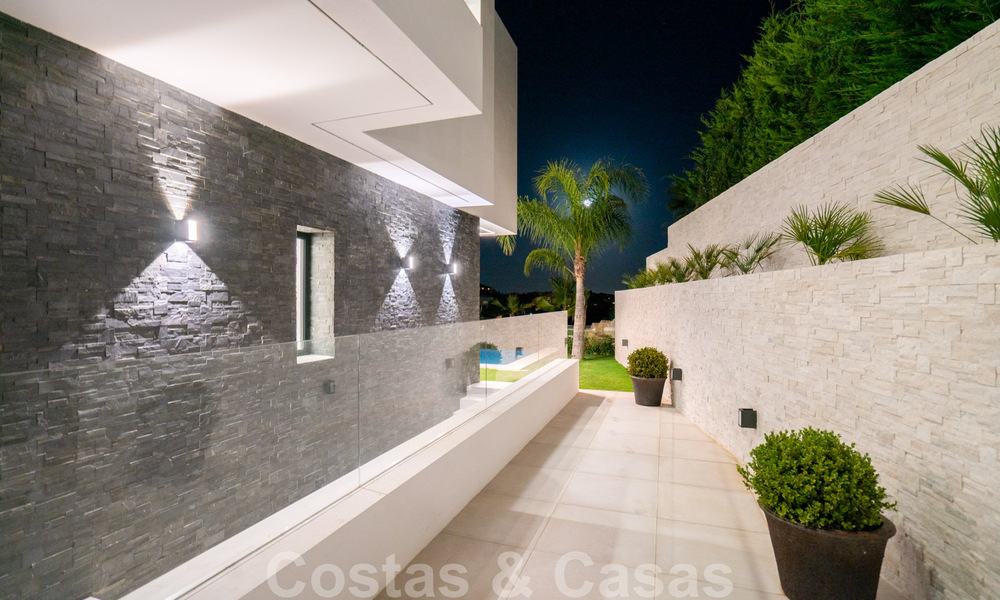 Ready to move in, brand new modern designer villa with stunning views for sale in Marbella - Benahavis 36074