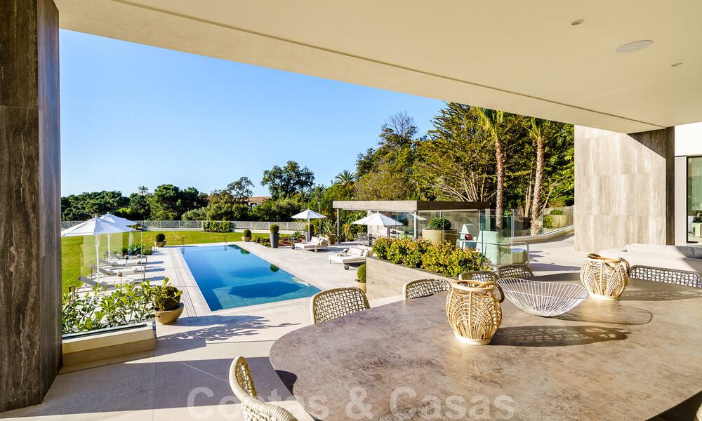 New build luxury villa for sale with sea views in the exclusive La Zagaleta Golf Resort, Benahavis - Marbella. Ready to move in. 40116