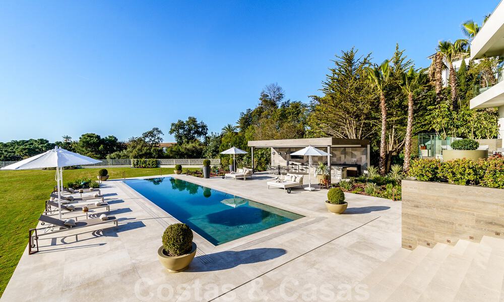 New build luxury villa for sale with sea views in the exclusive La Zagaleta Golf Resort, Benahavis - Marbella. Ready to move in. 40117