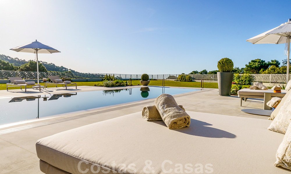 New build luxury villa for sale with sea views in the exclusive La Zagaleta Golf Resort, Benahavis - Marbella. Ready to move in. 40118