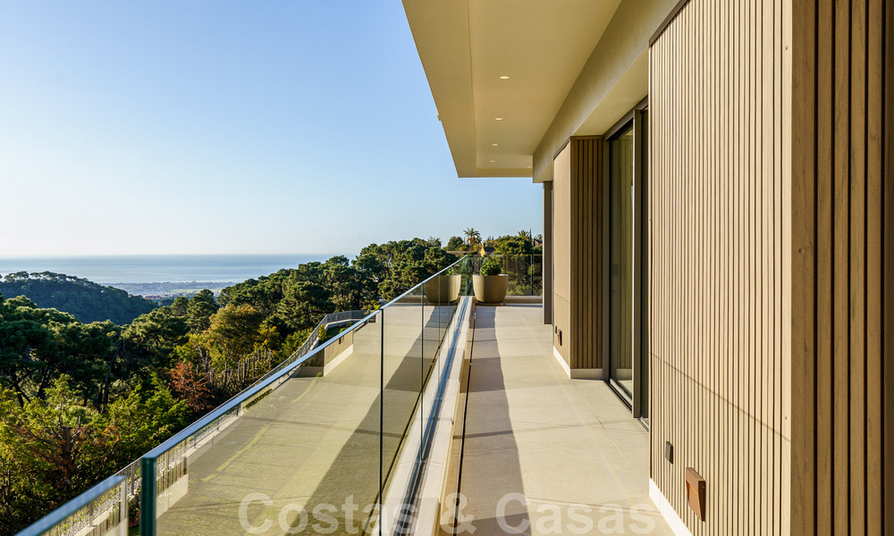 New build luxury villa for sale with sea views in the exclusive La Zagaleta Golf Resort, Benahavis - Marbella. Ready to move in. 40119