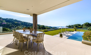 New build luxury villa for sale with sea views in the exclusive La Zagaleta Golf Resort, Benahavis - Marbella. Ready to move in. 40120 