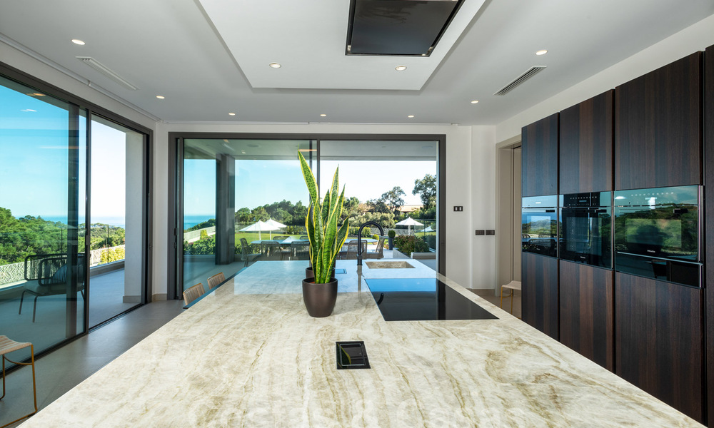 New build luxury villa for sale with sea views in the exclusive La Zagaleta Golf Resort, Benahavis - Marbella. Ready to move in. 40133
