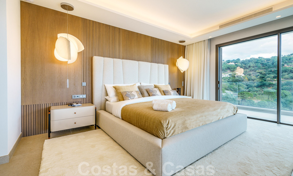 New build luxury villa for sale with sea views in the exclusive La Zagaleta Golf Resort, Benahavis - Marbella. Ready to move in. 40136
