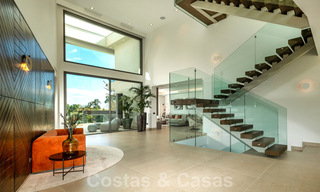 New build luxury villa for sale with sea views in the exclusive La Zagaleta Golf Resort, Benahavis - Marbella. Ready to move in. 40152 