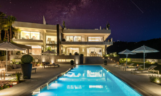 New build luxury villa for sale with sea views in the exclusive La Zagaleta Golf Resort, Benahavis - Marbella. Ready to move in. 40195 