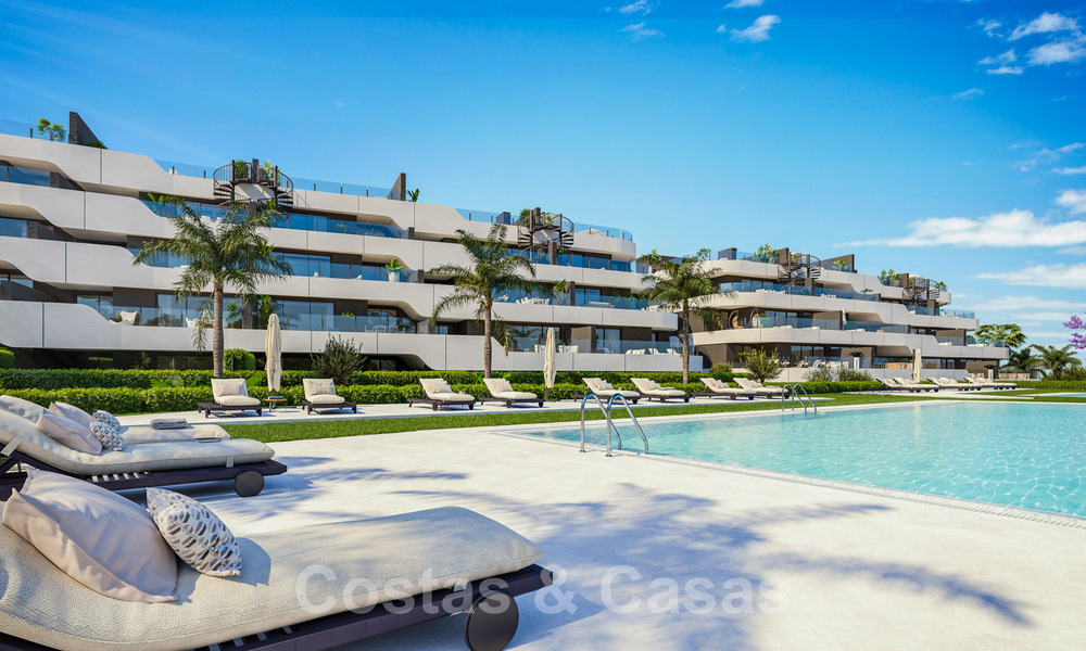 New on the market! Modern new build apartments with sea views for sale in Marbella - Estepona. Investor opportunity. 36108