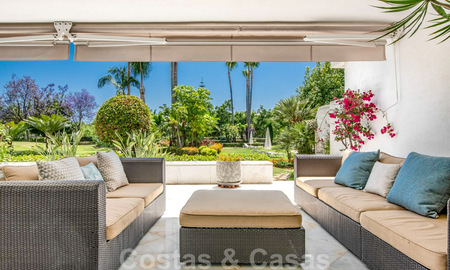 Renovated 3-bedroom luxury apartment for sale, frontline golf Las Brisas in Nueva Andalucia, Marbella 36086