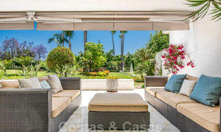 Renovated 3-bedroom luxury apartment for sale, frontline golf Las Brisas in Nueva Andalucia, Marbella 36086 