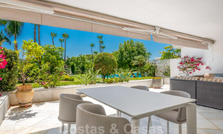 Renovated 3-bedroom luxury apartment for sale, frontline golf Las Brisas in Nueva Andalucia, Marbella 36097 