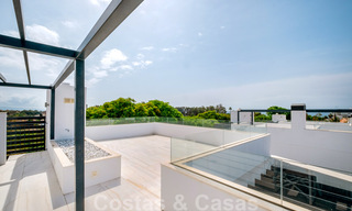 Ready to move in, contemporary villa for sale just steps from the beach and beach clubs and within walking distance of the promenade and center of San Pedro, Marbella 36330 