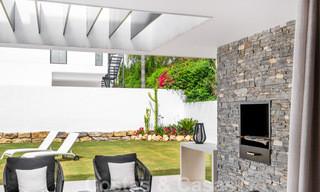 Ready to move in, contemporary villa for sale just steps from the beach and beach clubs and within walking distance of the promenade and center of San Pedro, Marbella 36343 