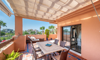 5 bedroom penthouse for sale on the beach side of the New Golden Mile, between Marbella and Estepona 36268 