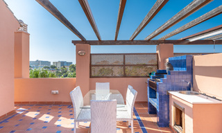 5 bedroom penthouse for sale on the beach side of the New Golden Mile, between Marbella and Estepona 36273 