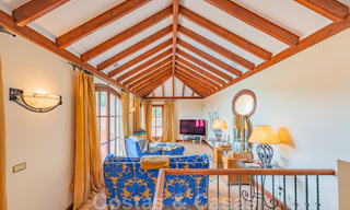 Stylish rustic luxury villa for sale with stunning sea views in the exclusive La Zagaleta Golf Resort, Benahavis - Marbella 36285 