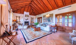 Stylish rustic luxury villa for sale with stunning sea views in the exclusive La Zagaleta Golf Resort, Benahavis - Marbella 36292 