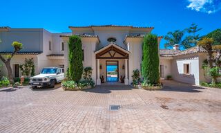 Stylish rustic luxury villa for sale with stunning sea views in the exclusive La Zagaleta Golf Resort, Benahavis - Marbella 36306 