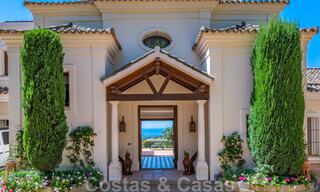 Stylish rustic luxury villa for sale with stunning sea views in the exclusive La Zagaleta Golf Resort, Benahavis - Marbella 36307 