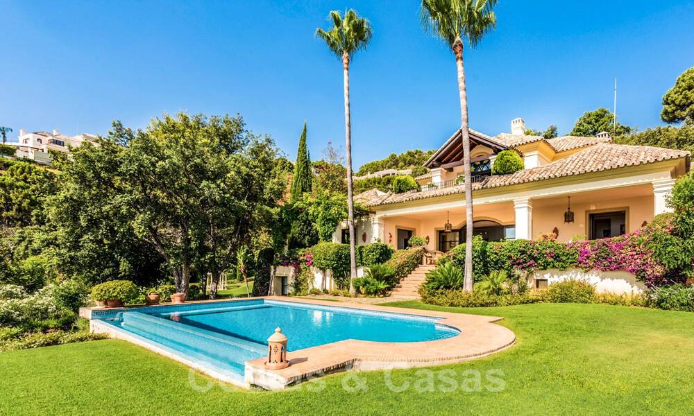 Mediterranean luxury villa with sea views for sale in the exclusive La Zagaleta Golf Resort in Benahavis - Marbella 36316