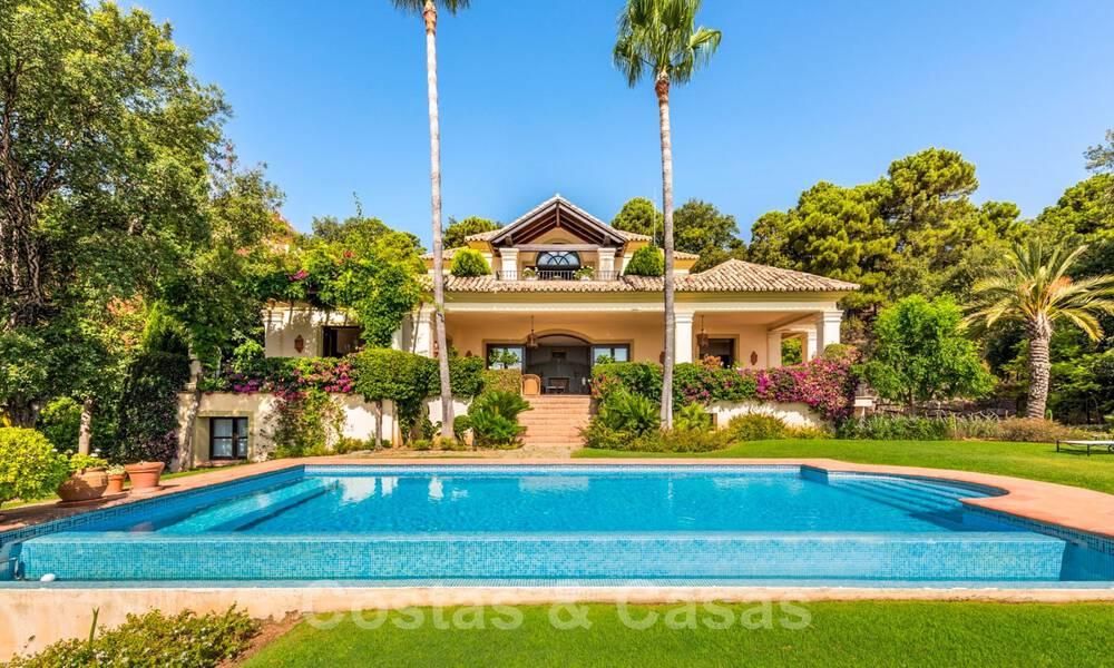 Mediterranean luxury villa with sea views for sale in the exclusive La Zagaleta Golf Resort in Benahavis - Marbella 36317