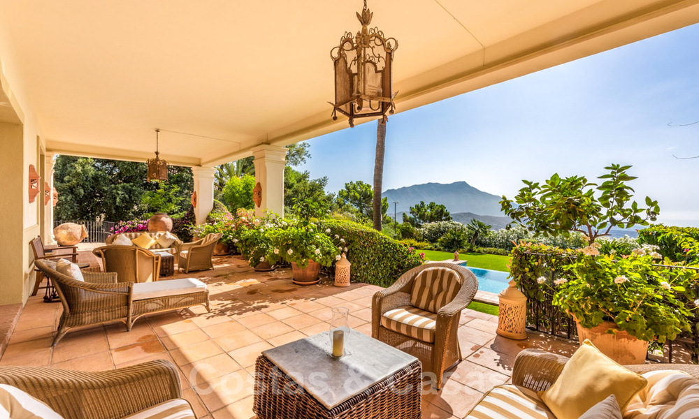 Mediterranean luxury villa with sea views for sale in the exclusive La Zagaleta Golf Resort in Benahavis - Marbella 36318
