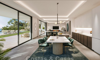 Spectacular new design villa for sale on the Golden Mile in Marbella. Completed! 36370 
