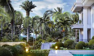 Modern - classic style new luxury villas for sale on the prestigious Golden Mile in Marbella 36376 