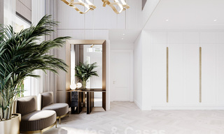 Modern - classic style new luxury villas for sale on the prestigious Golden Mile in Marbella 36385 